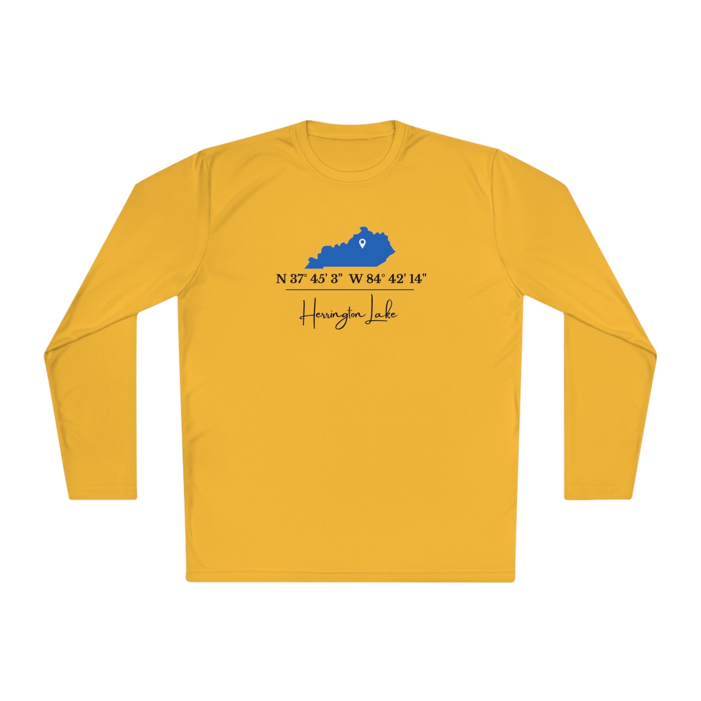 Herrington Lake Coordinates Unisex Lightweight 40 UPF Activewear Long Sleeve Tee
