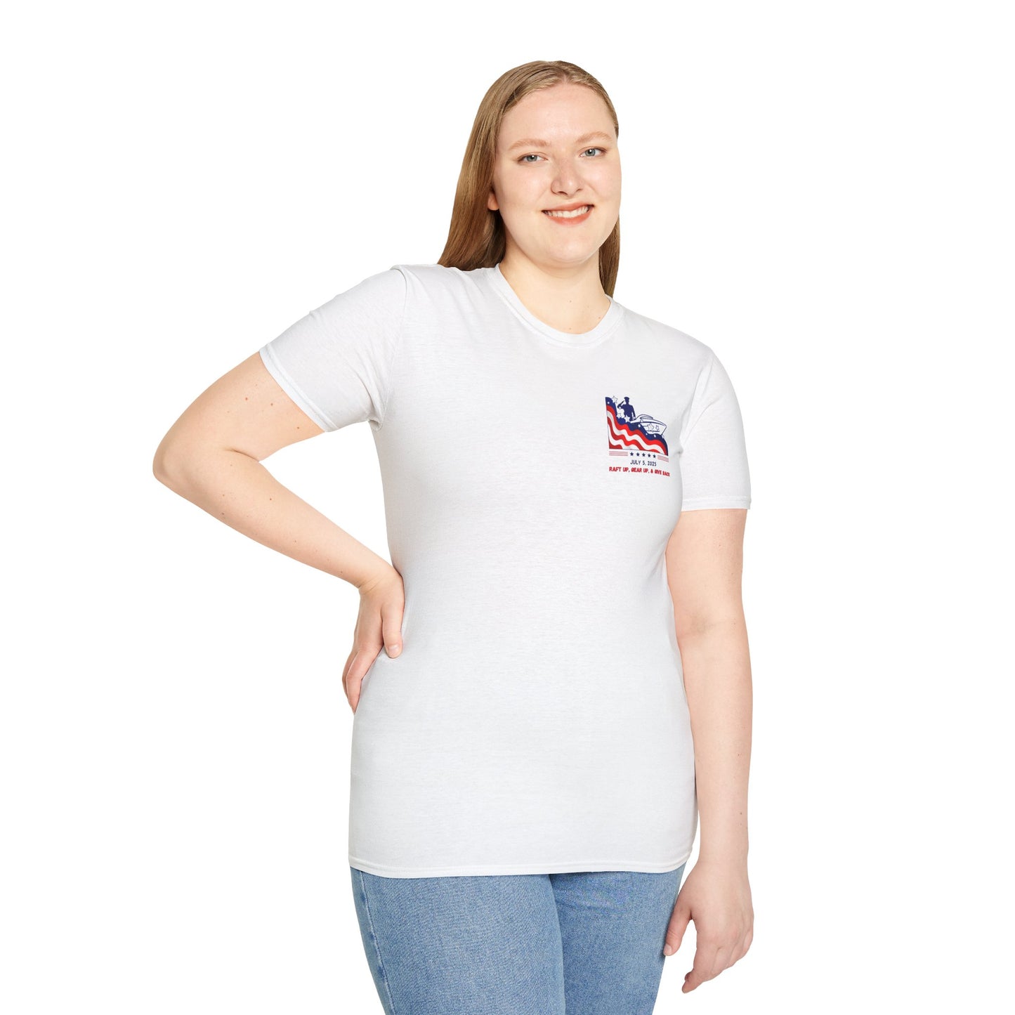 2025 Roger's Raft-Up for Camp Nelson Honor Guard 100% Ringspun Cotton UNISEX Double-Sided Tee