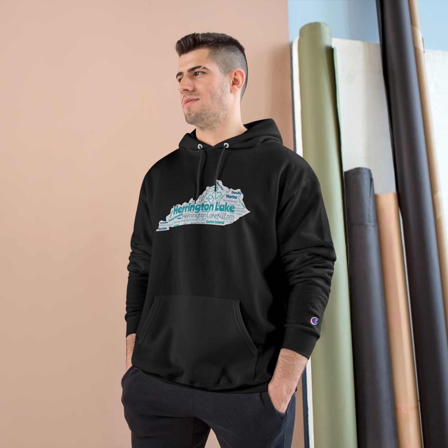 Champion™ Herrington Lake Kentucky WordCloud Hoodie