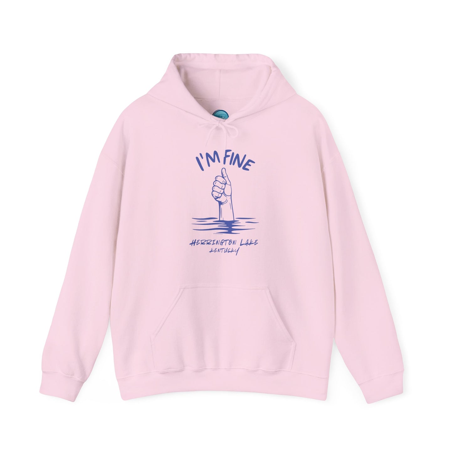 "I'm FINE!" Iconica Collection Unisex Heavy Blend™ Hooded Sweatshirt (Includes HLCL Donation!)