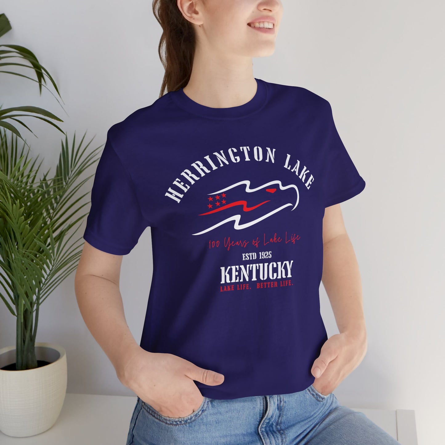 "Heritage Eagle" Herrington Lake Patriots Collection Jersey Knit Cotton Tee