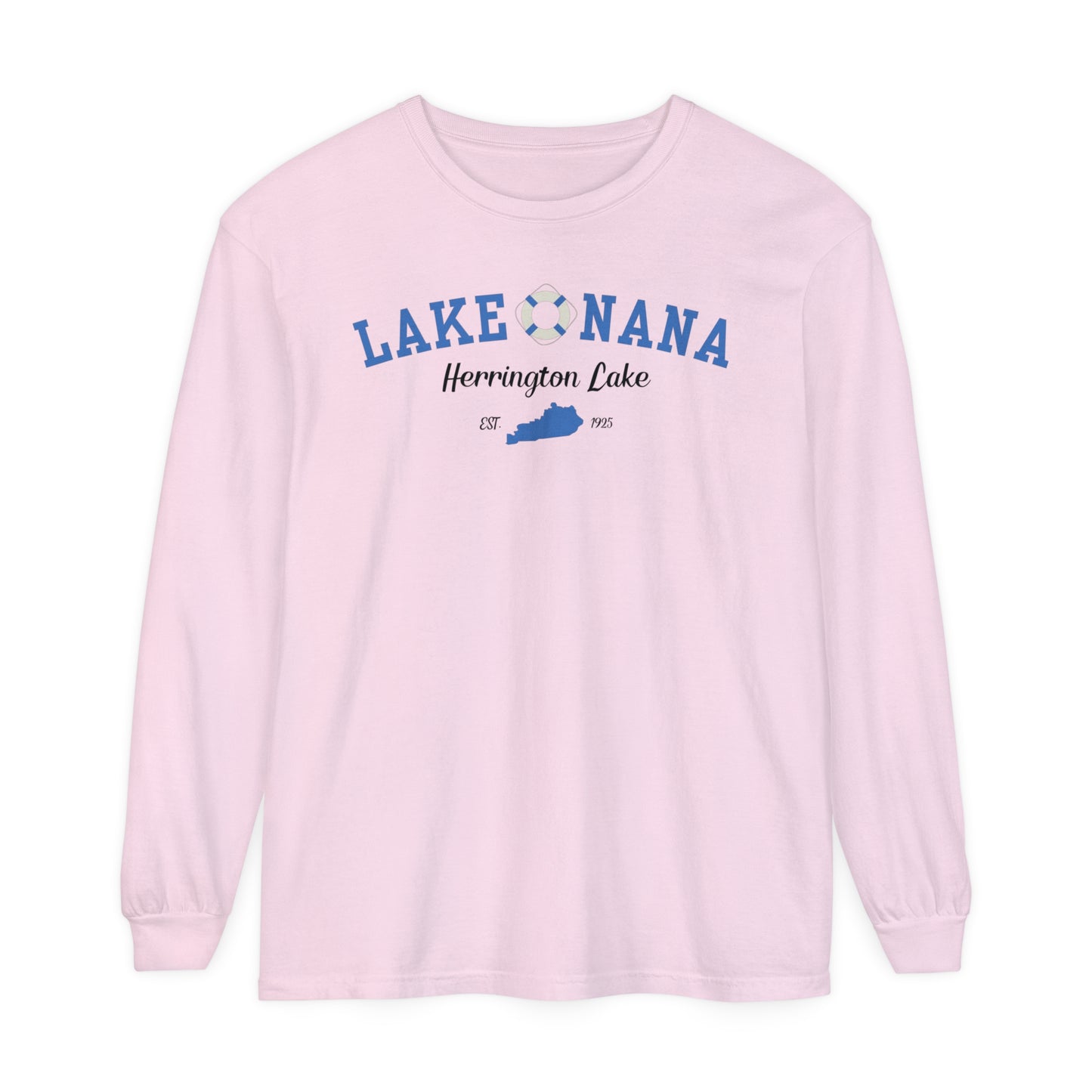 "Lake Nana" Garment-Dyed Premium Comfort Colors™ Long Sleeve T-Shirt