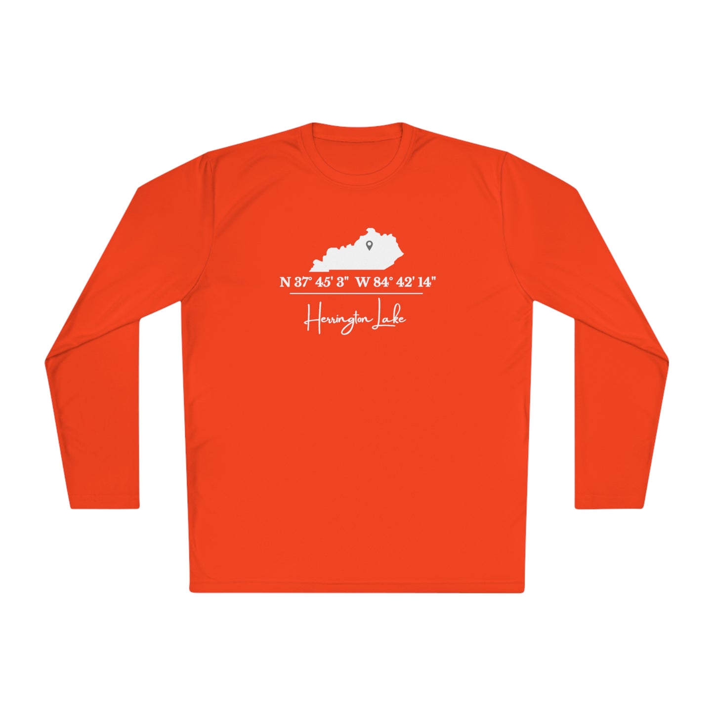Herrington Lake Coordinates Unisex Lightweight 40 UPF Activewear Long Sleeve Tee