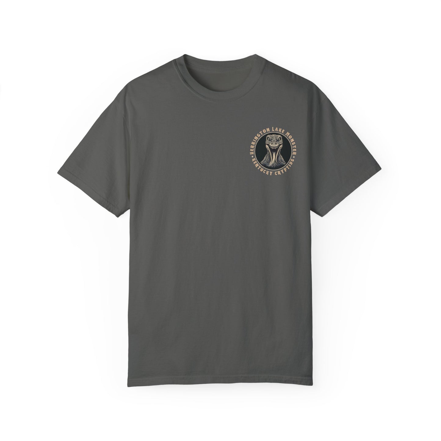 Illustrated Herrington Lake Monster Kentucky Cryptids Double-Sided Premium Garment-Dyed Comfort Colors TShirt