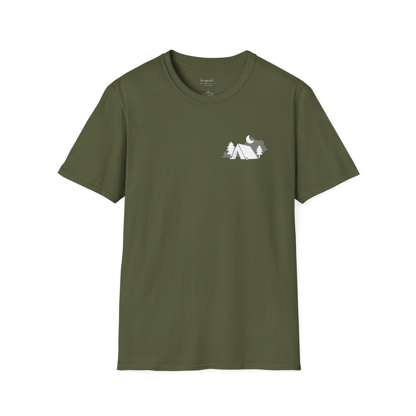HLKY Camping Club Soft Ringspun Cotton Double-Sided Tee