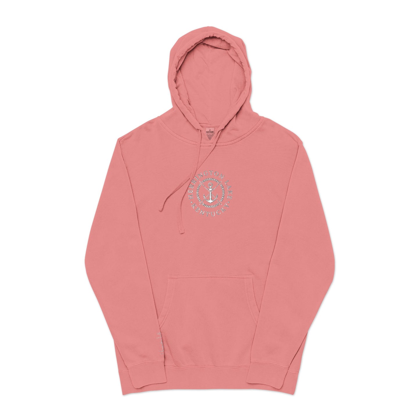 Embroidered Nautical Collection Independant Trading Company® Unisex Pigment-Dyed Hoodie