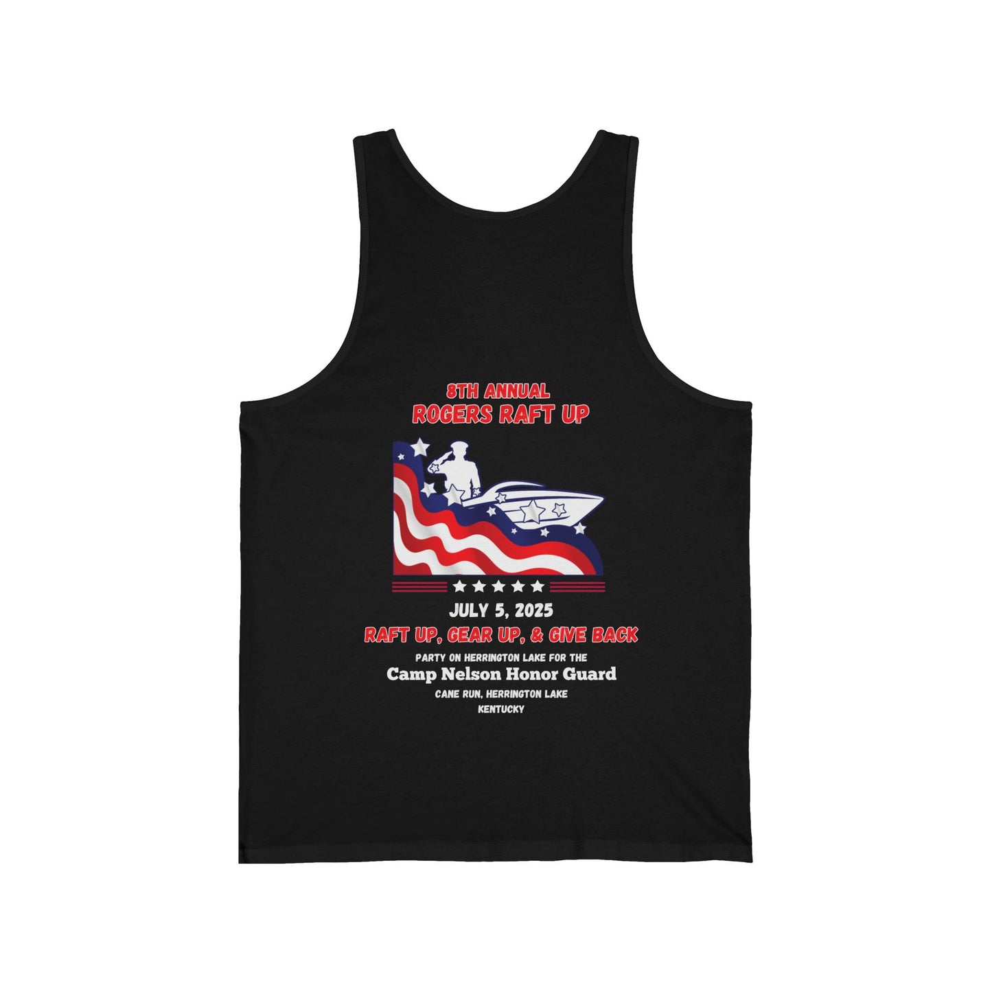 2025 Rogers Raft-Up Unisex Jersey Knit Cotton Tank