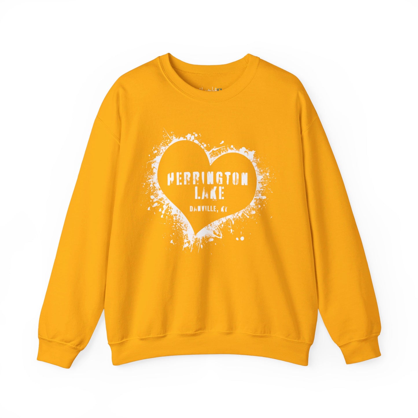Herrington Lake Heart & Hometown Unisex Heavy Blend™ Crewneck Sweatshirt (Danville, KY)