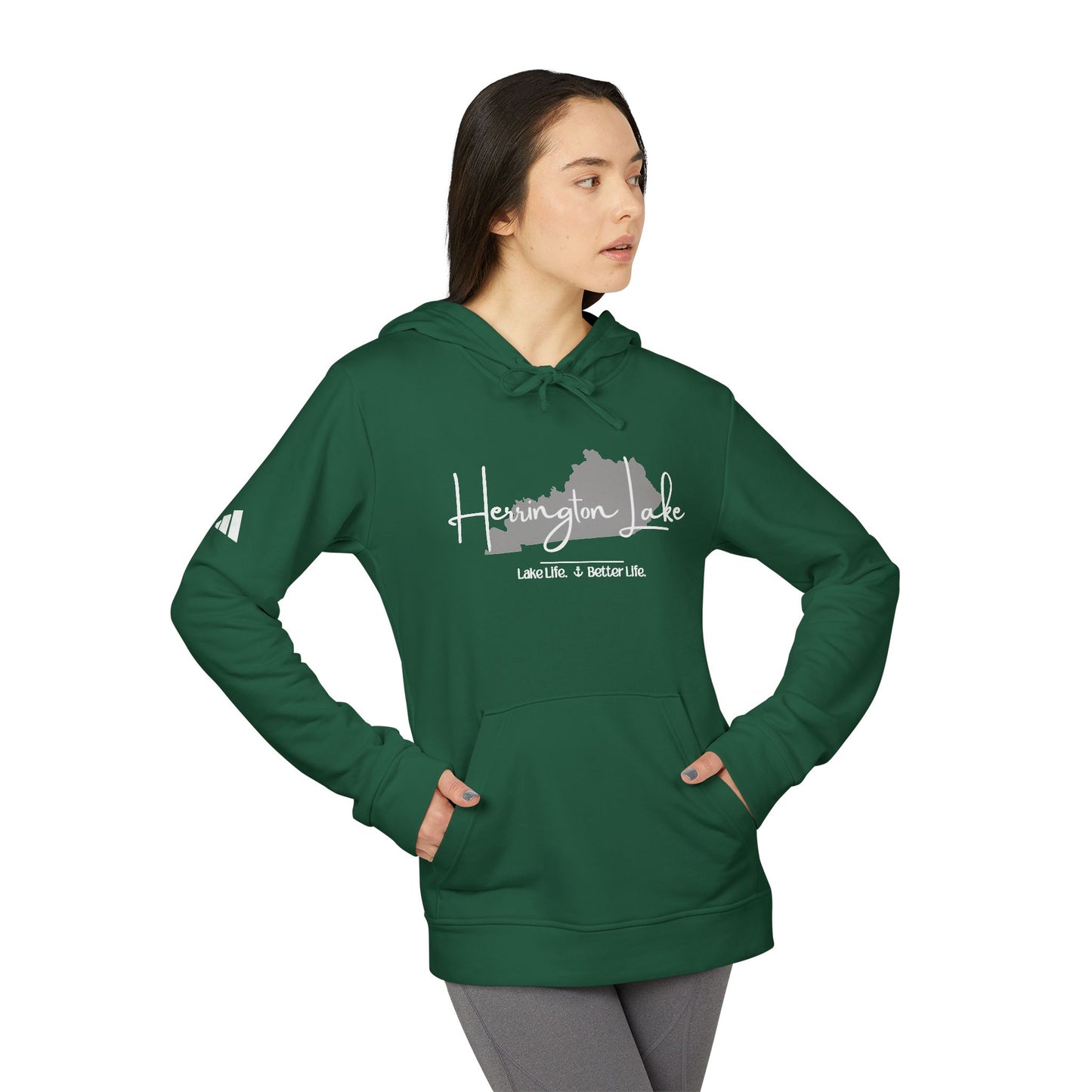 Herrington Lake Signature Collection adidas® Unisex Fleece Hoodie