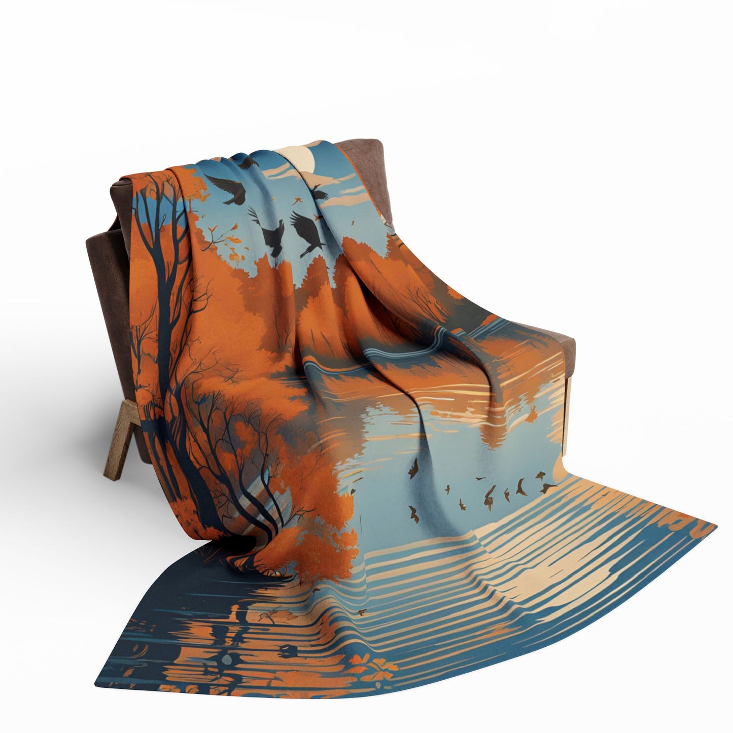 The Seasons: Herrington in Fall Arctic Fleece Blanket