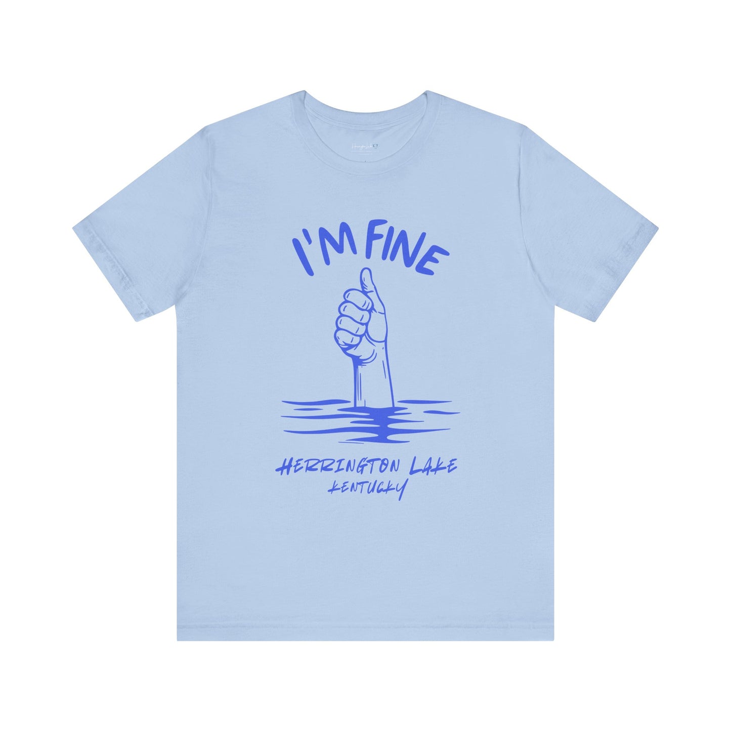 "I'm FINE!" Iconica Collection Jersey Knit Cotton Tee (Includes HLCL Donation)
