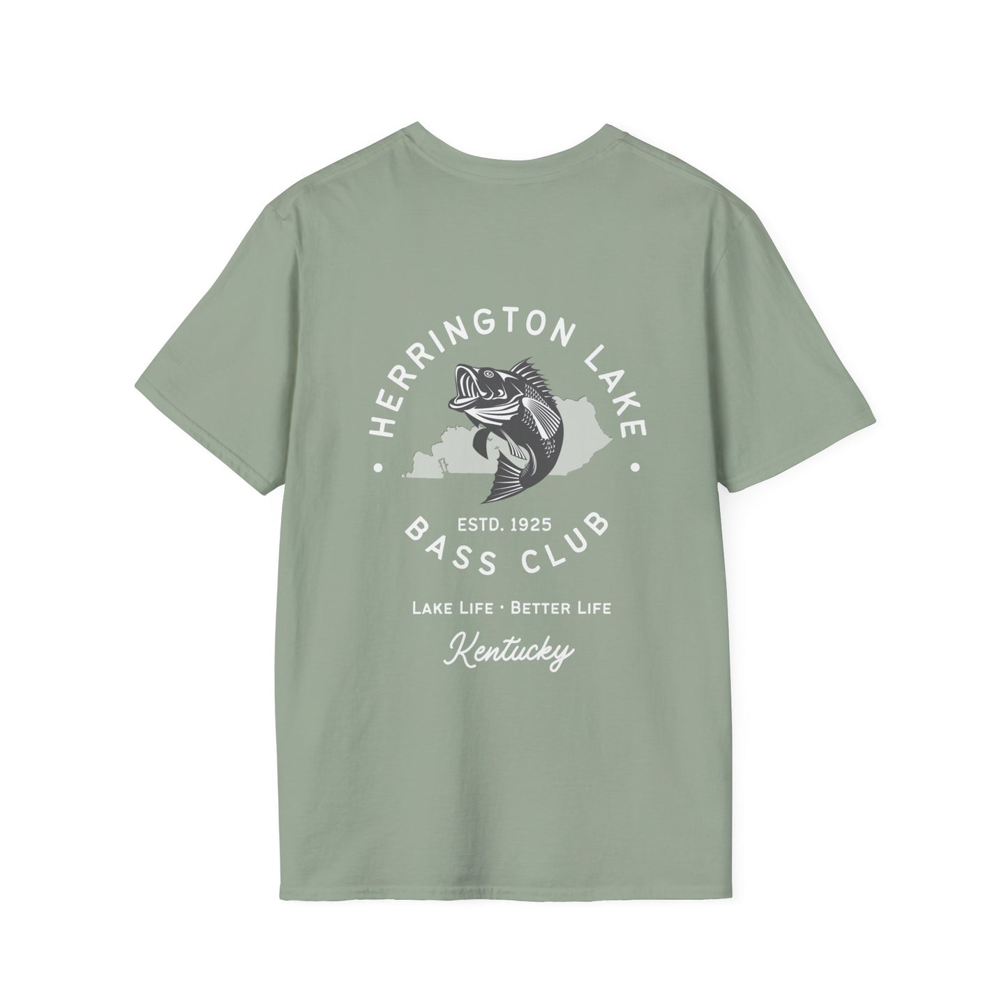 HLKY Bass Club Soft Ringspun Cotton Double-Sided Tee