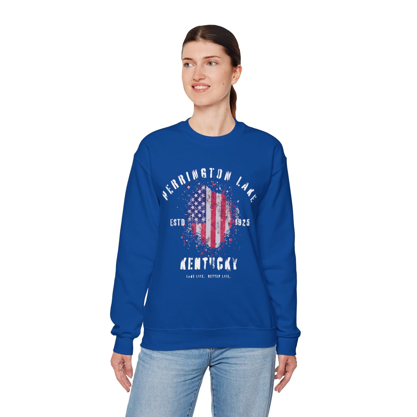 Herrington Lake Patriots Collection Unisex Heavy Blend™ Crewneck Sweatshirt
