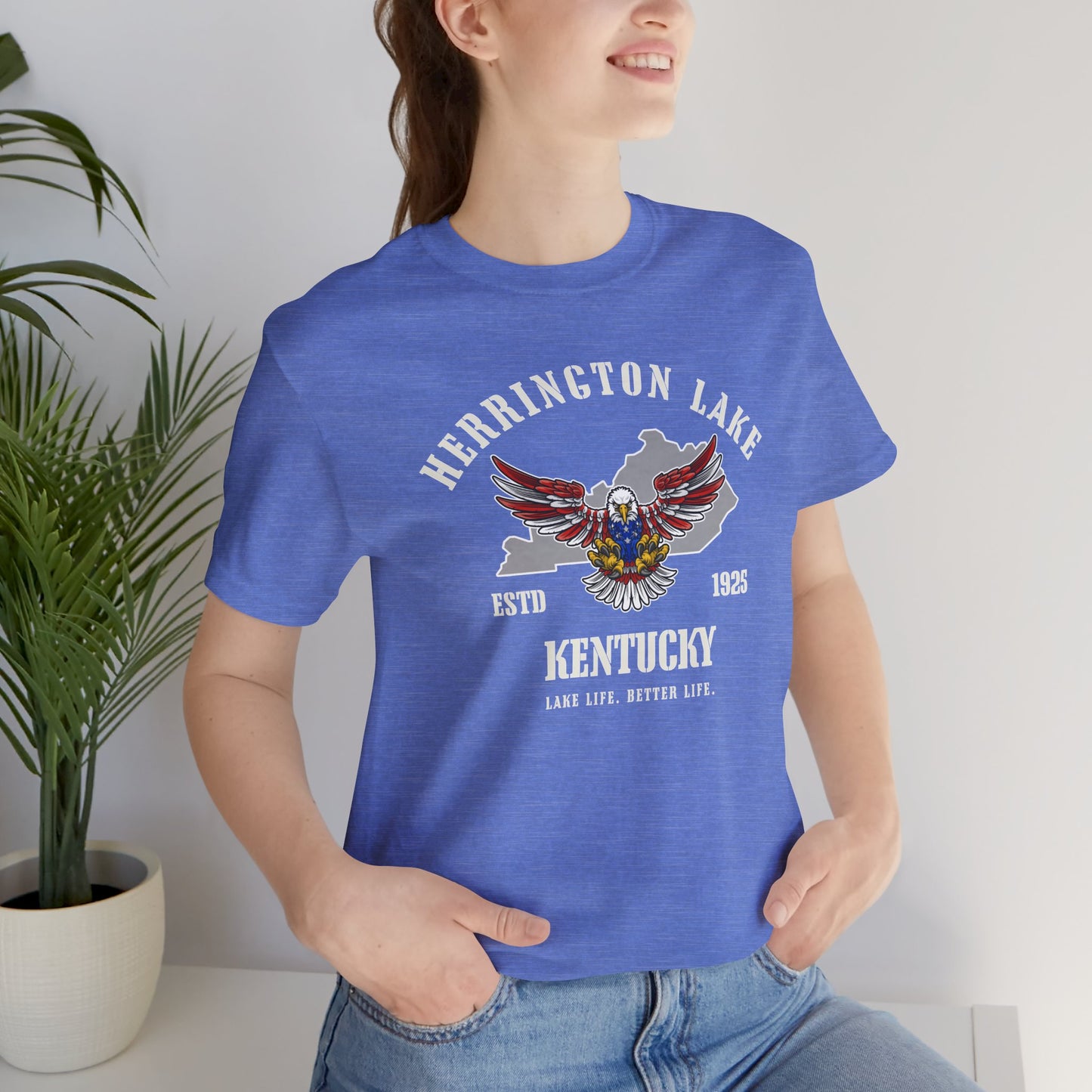 "Screaming Eagle" Herrington Lake Patriots Collection Jersey Knit Cotton Tee