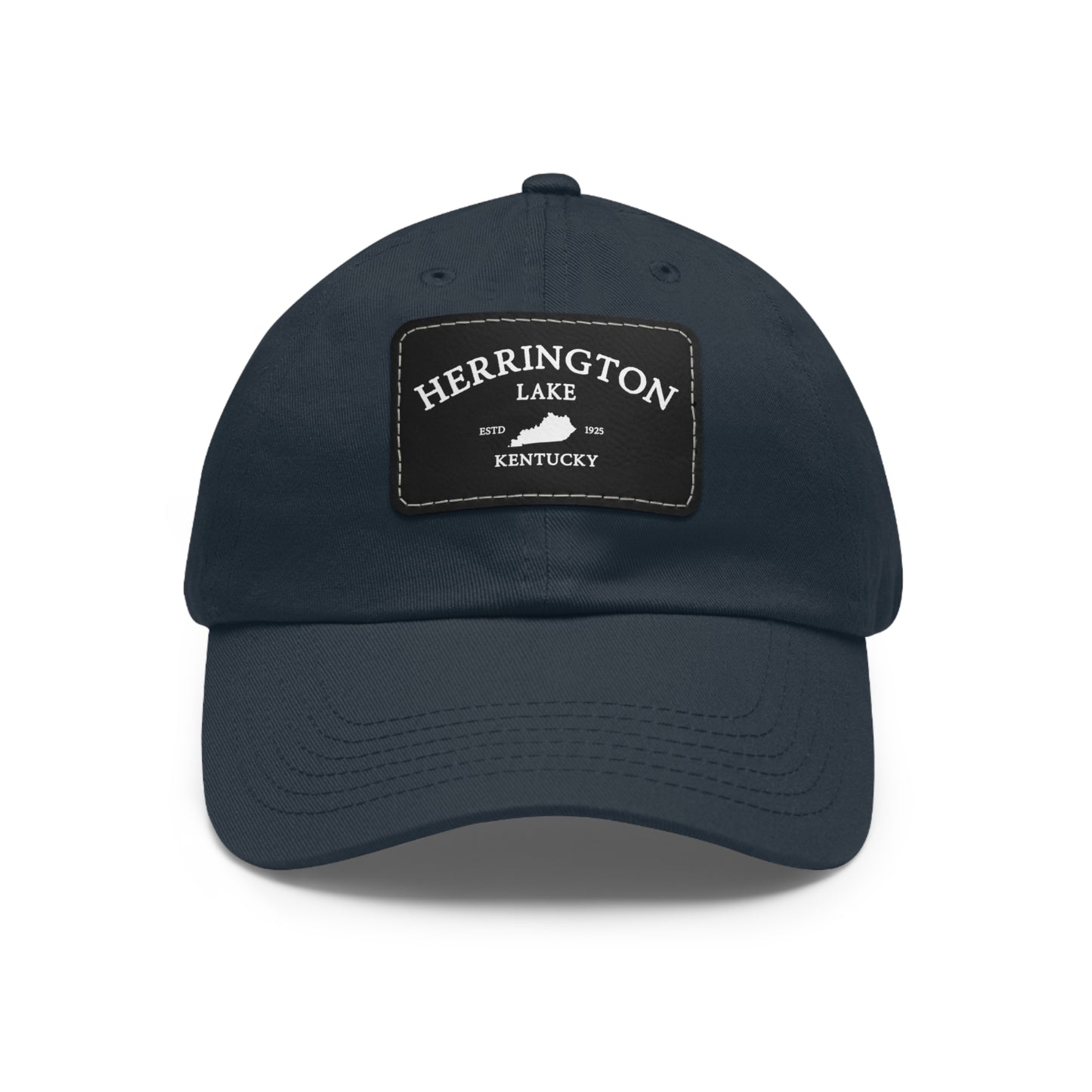 "Simply Herrington" Collection Dad Hat with Leather Patch