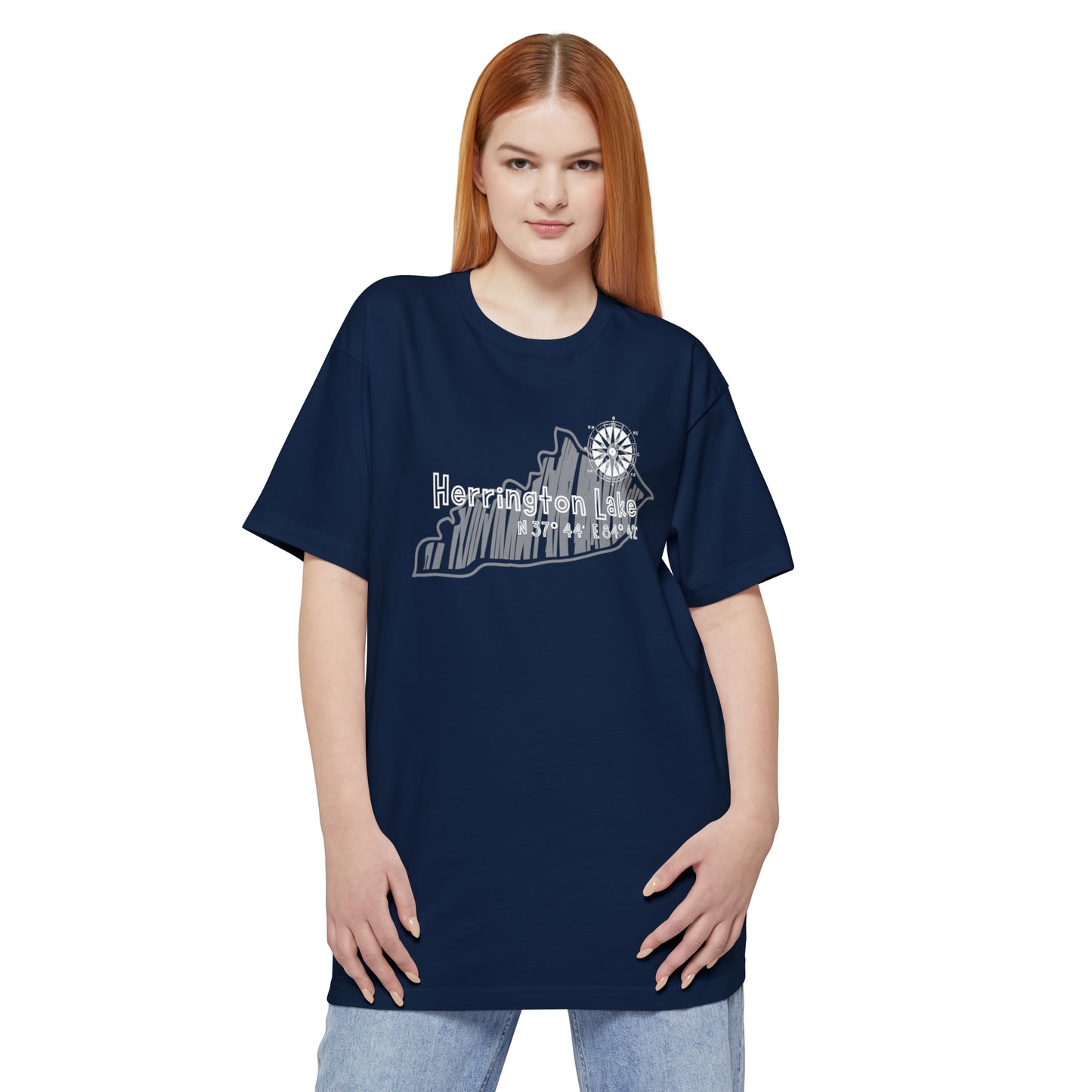 Herrington Lake Cabin Sketch Tall Hanes Beefy-T® T-Shirt