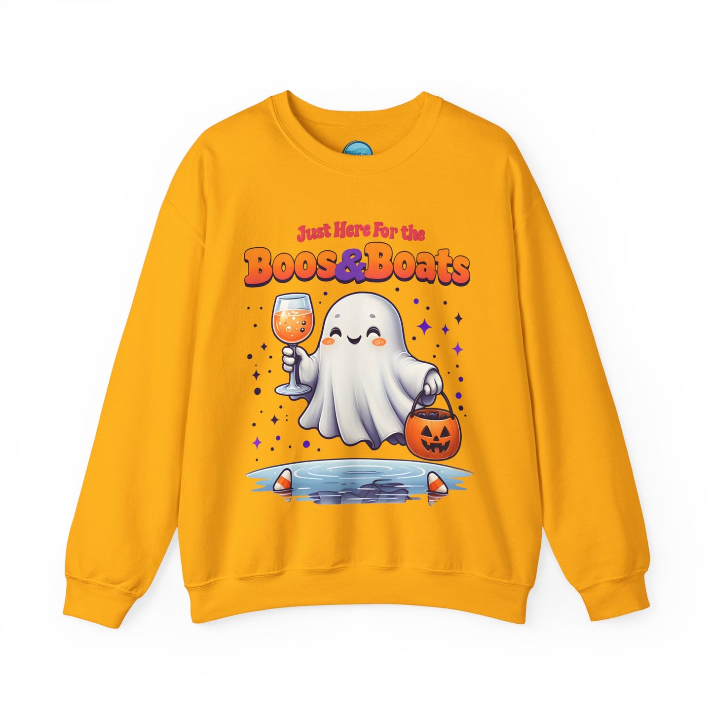 "Just Here For The Booze & Boats" Heavy Blend™ Crewneck Sweatshirt
