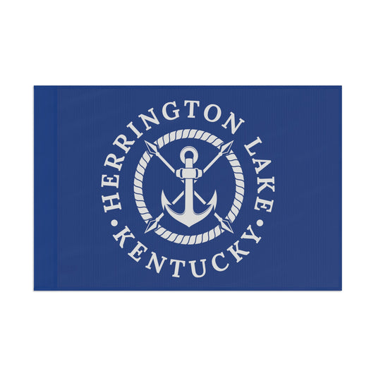 Herrington Lake Nautical Collection Flag - Blue