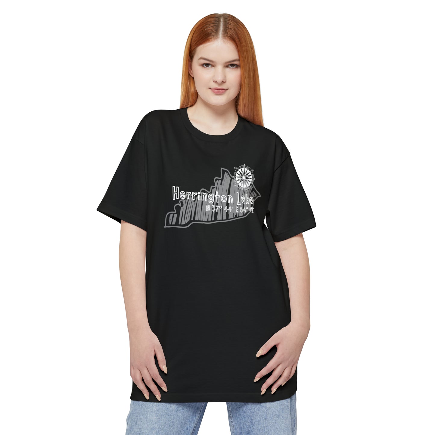 Herrington Lake Cabin Sketch Tall Hanes Beefy-T® T-Shirt