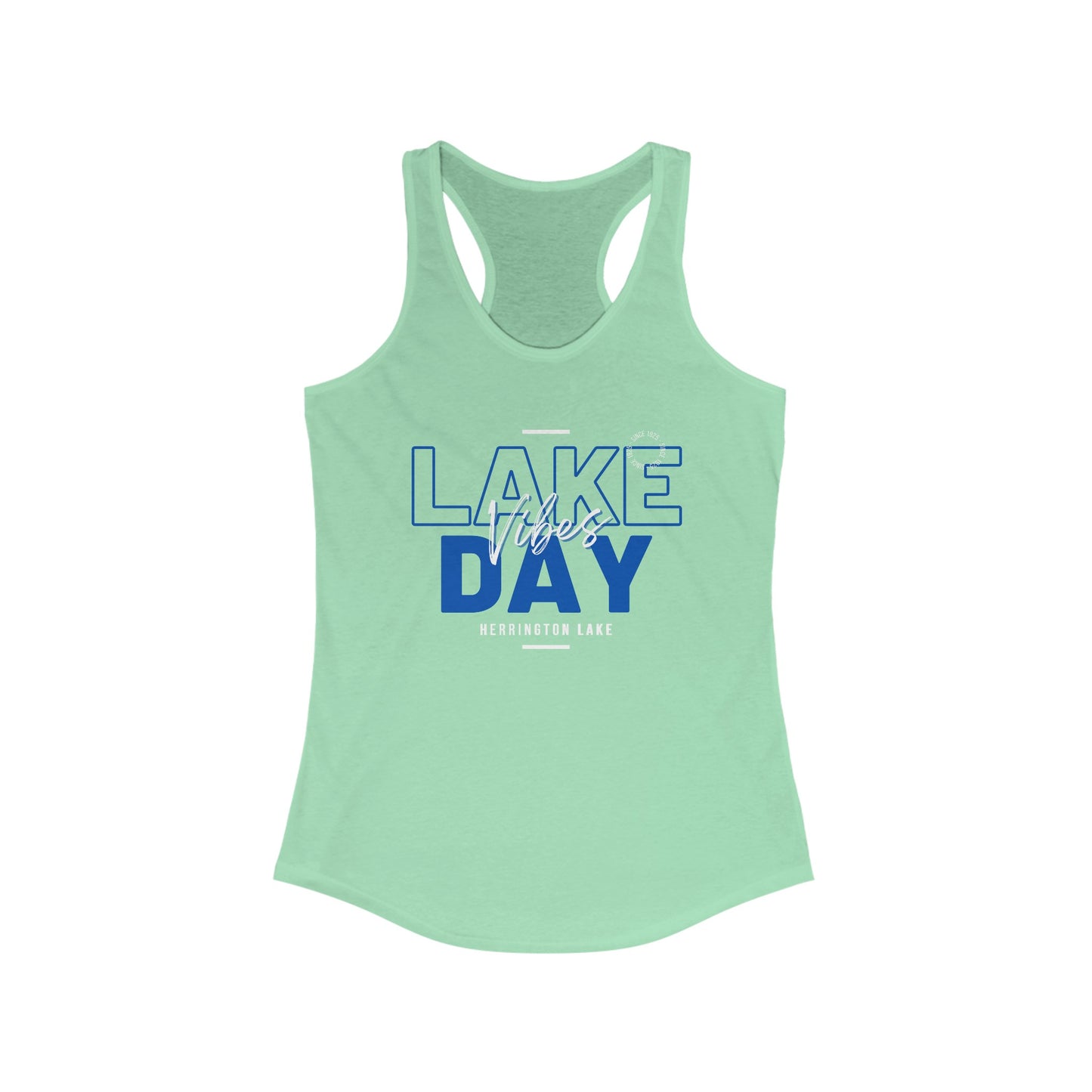 Lake Day Vibes Women's Ideal Racerback Tank