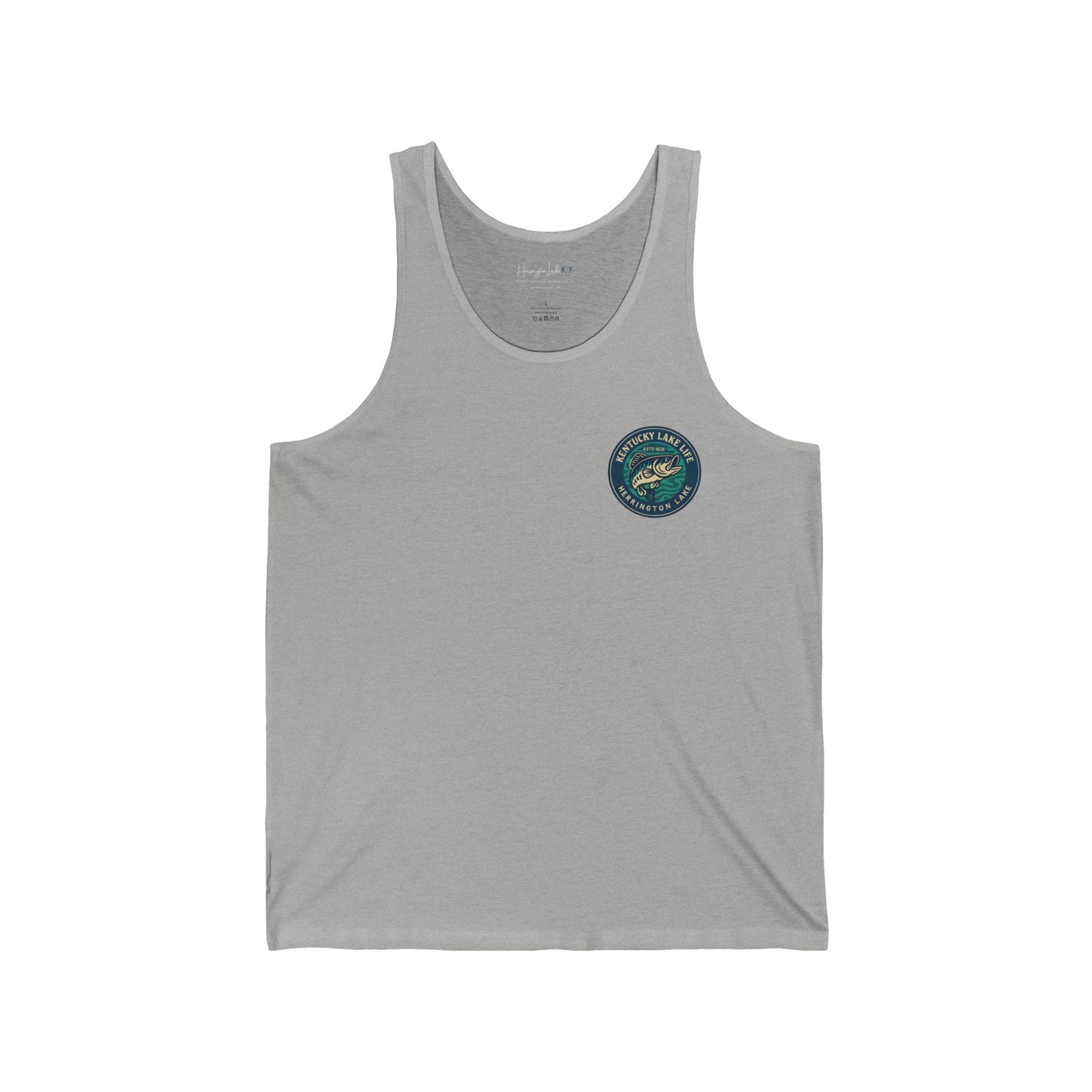 Herrington Lake Heritage Double-Side Printed Unisex Jersey Knit Cotton Tank