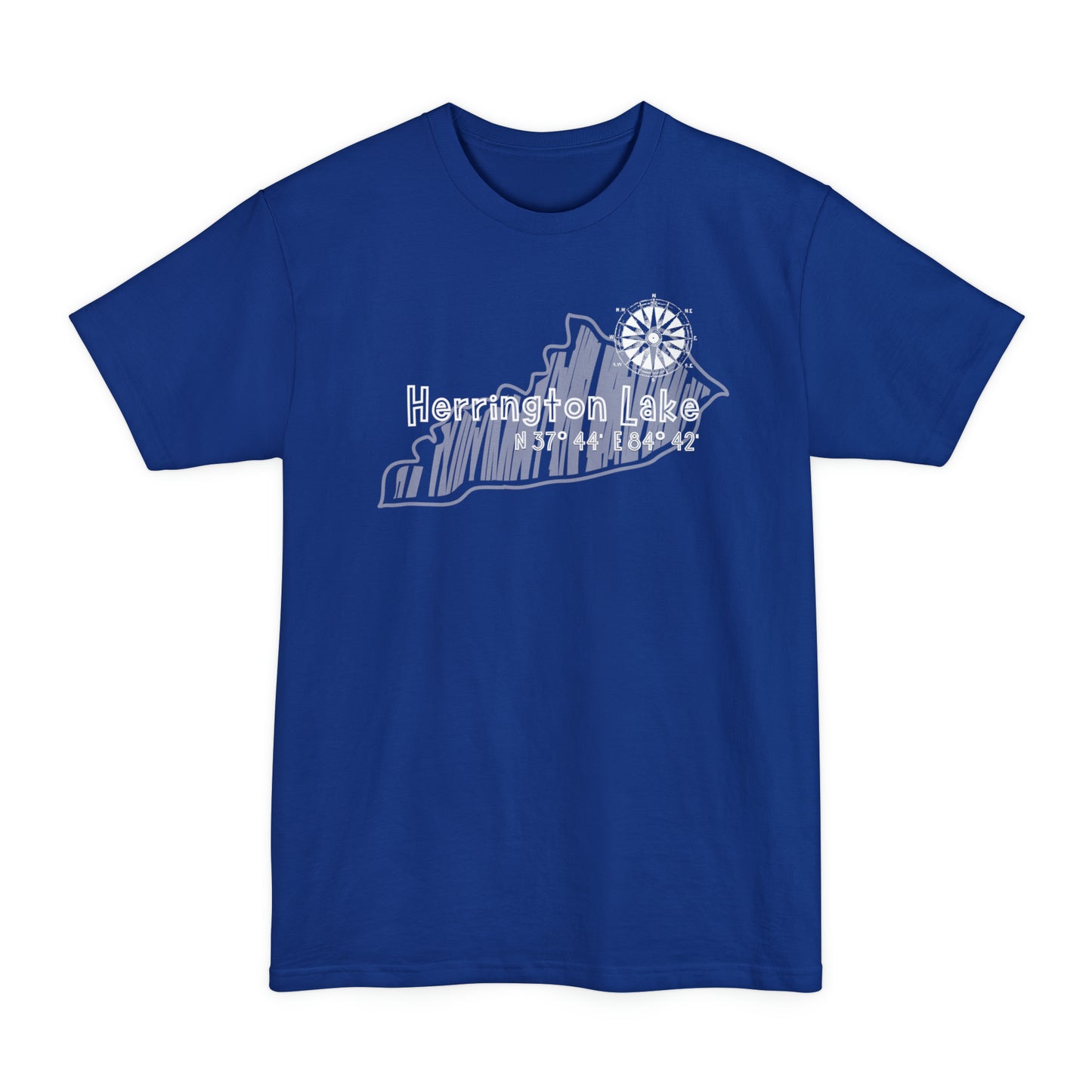 Herrington Lake Cabin Sketch Tall Hanes Beefy-T® T-Shirt