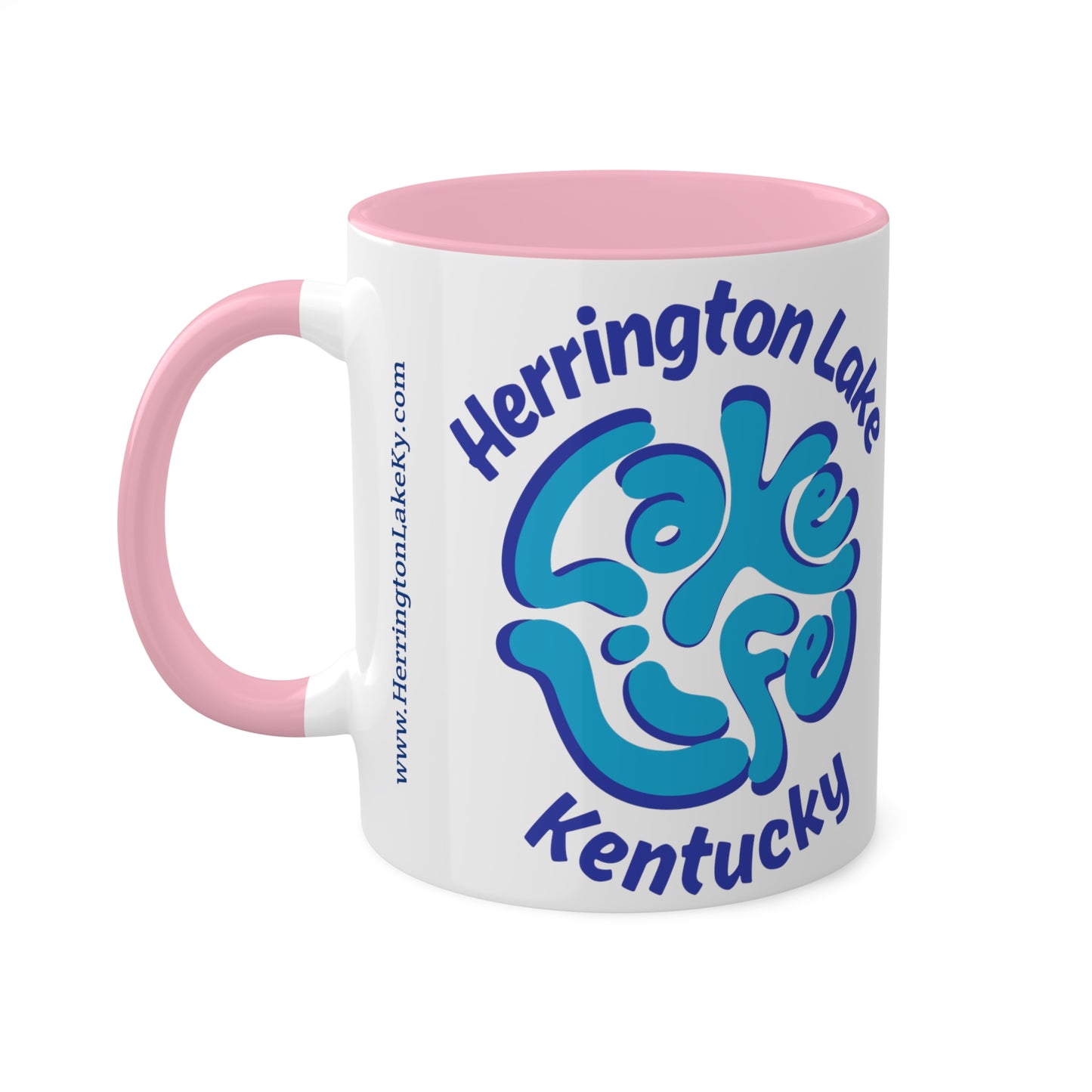 Herrington "Lake Life" Colorful Accent Mugs, 11oz