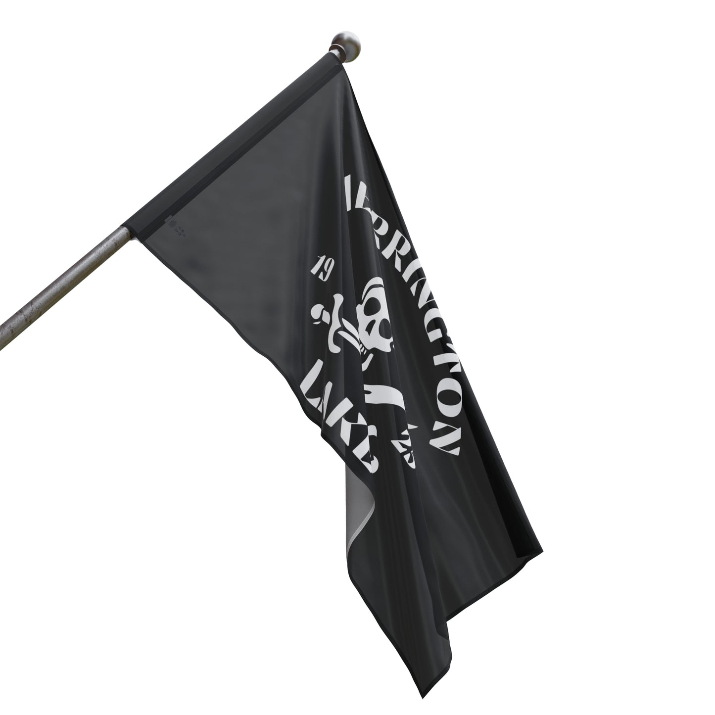 Herrington Lake Pirate Flag - Black