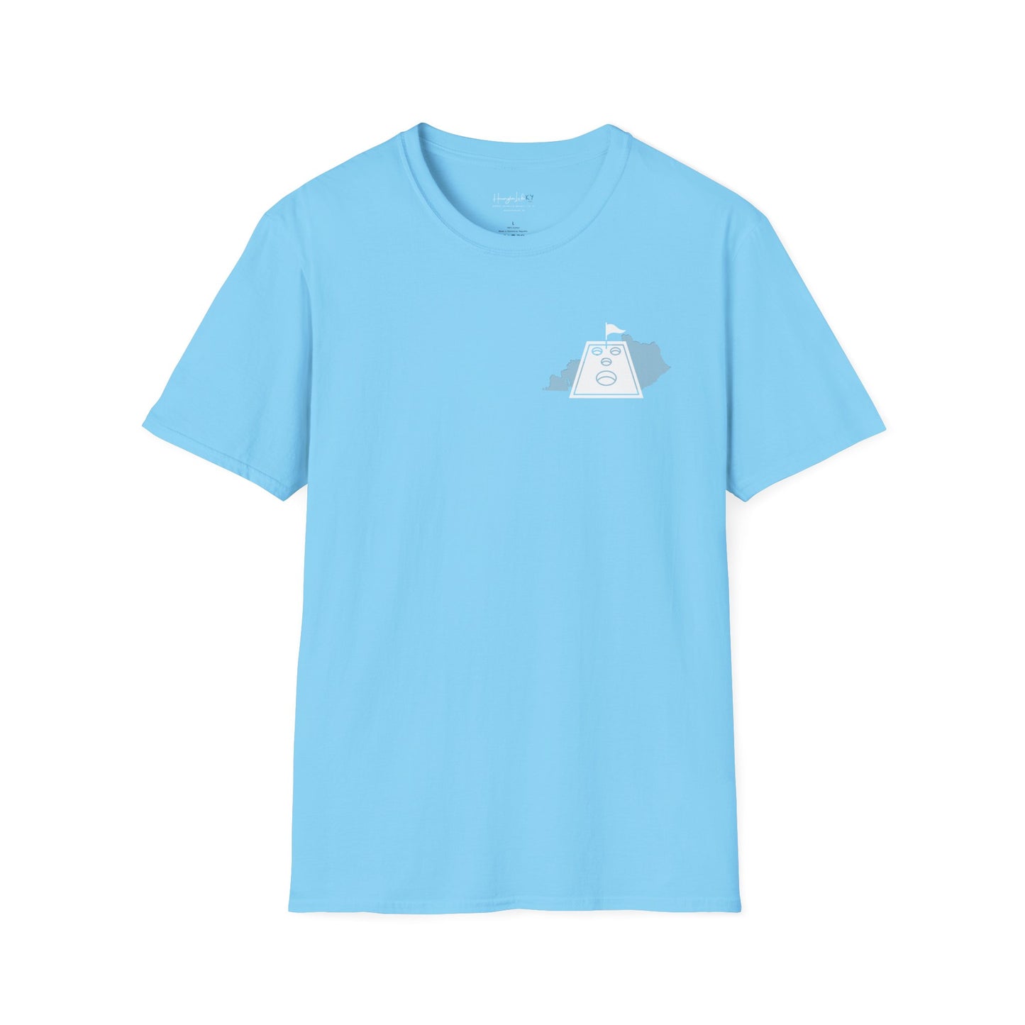 HLKY Cornhole Club Soft Ringspun Cotton Double-Sided Tee