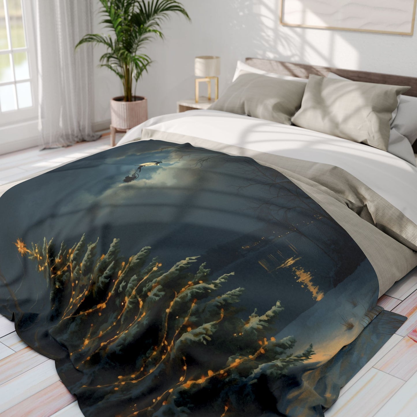 Herrington Lake Christmas 2025 Arctic Fleece Blanket