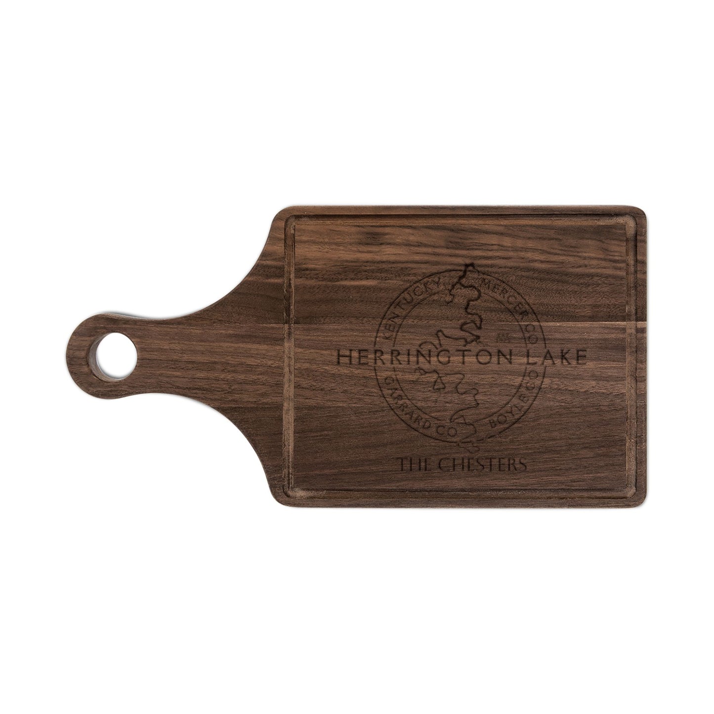Custom Personalized Herrington Lake Classic Collection Wooden Cutting Board (Engraving - Maple & Walnut)