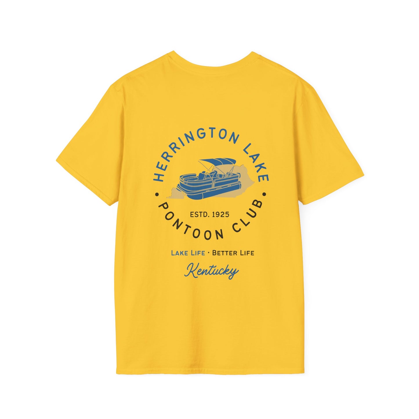 HLKY Pontoon Club Soft Ringspun Cotton Double-Sided Tee