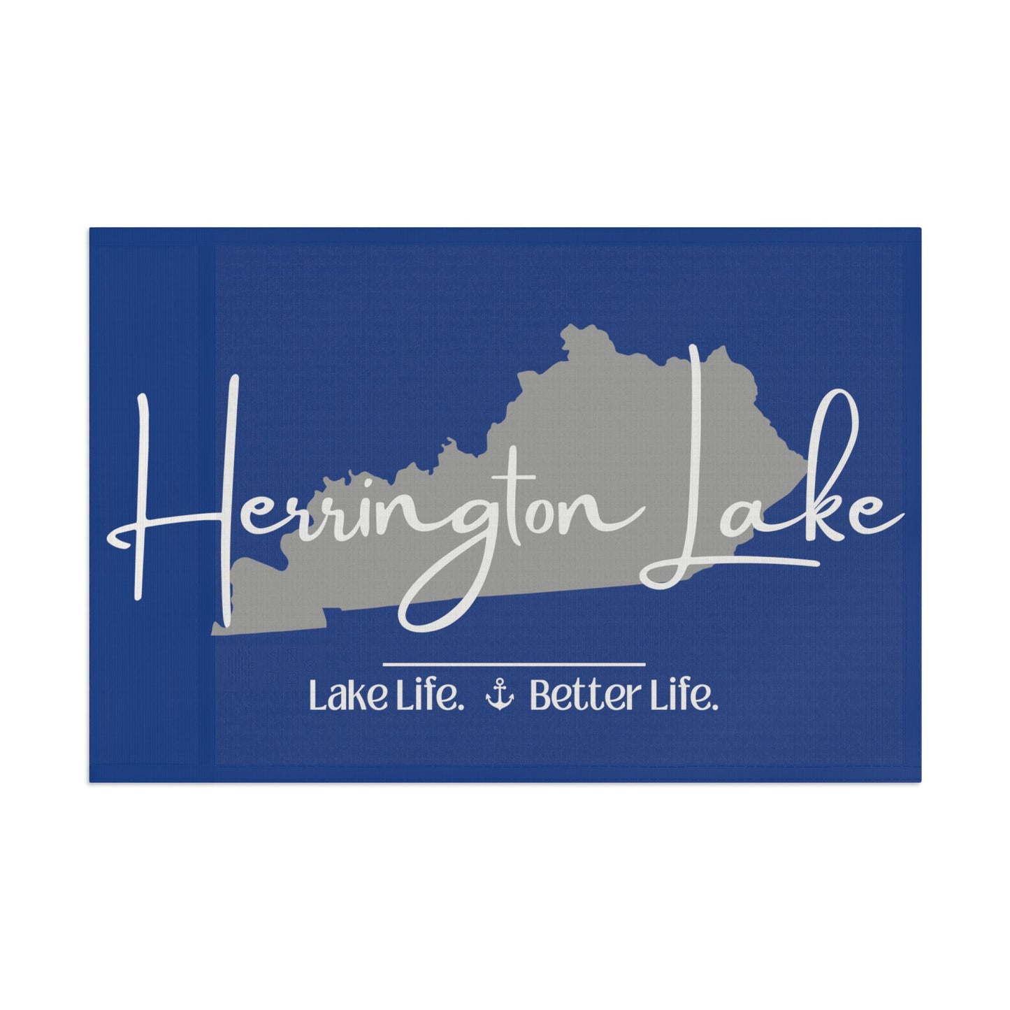 Herrington Lake Signature Collection Flag - Blue