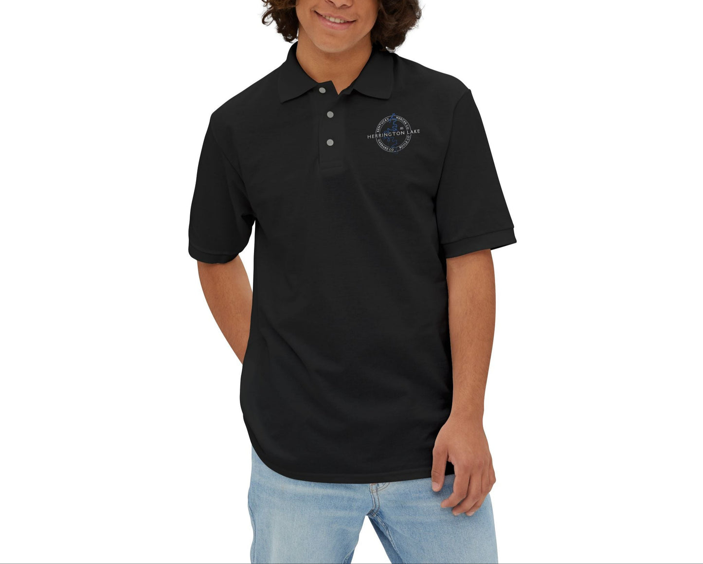 The "Classic" Herrington Lake and County Men's Piqué Polo