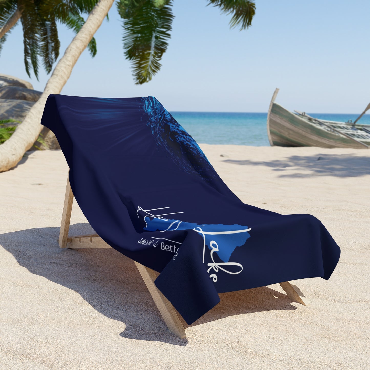 Herrington Lake Signature Collection "Under the Lake" Beach Towel