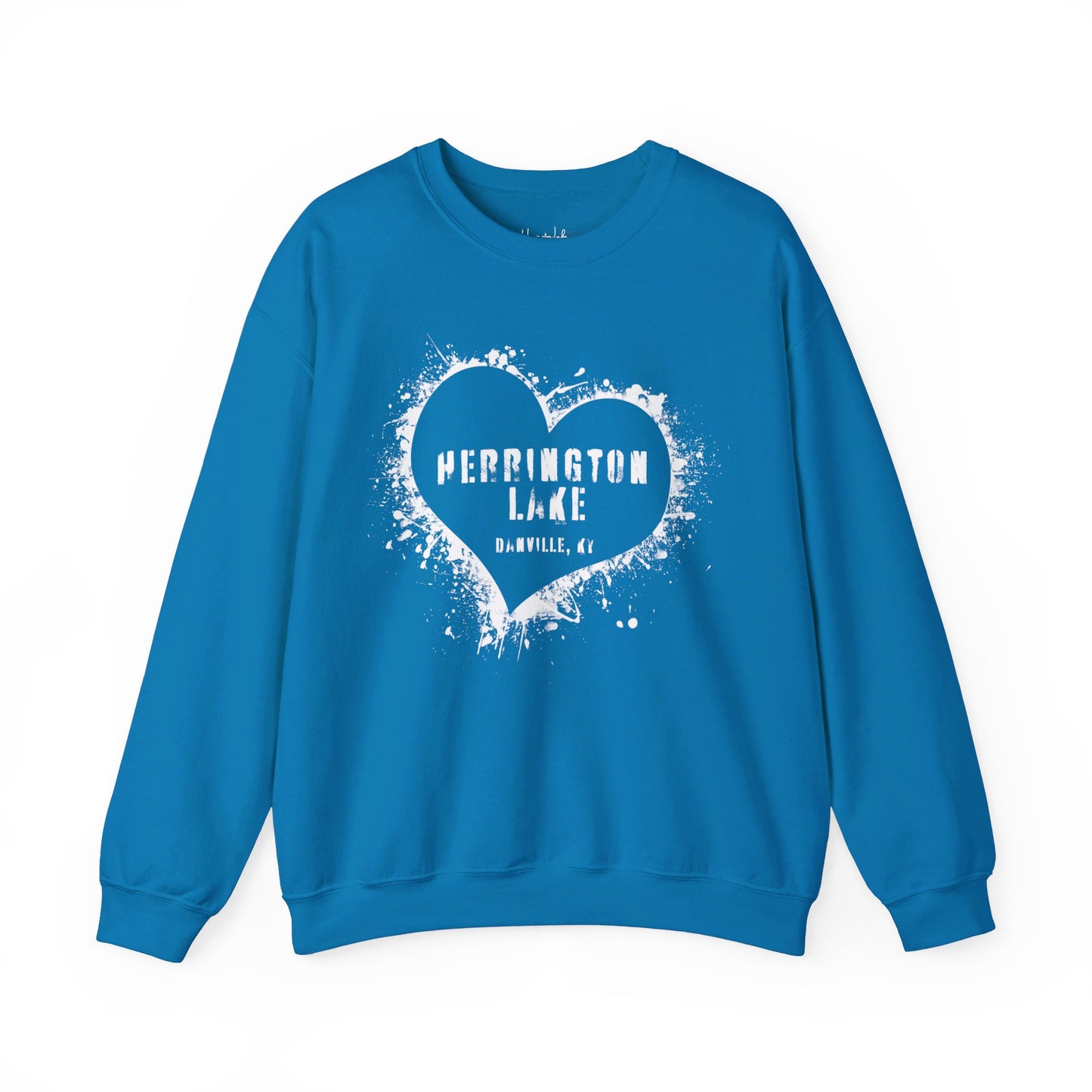 Herrington Lake Heart & Hometown Unisex Heavy Blend™ Crewneck Sweatshirt (Danville, KY)