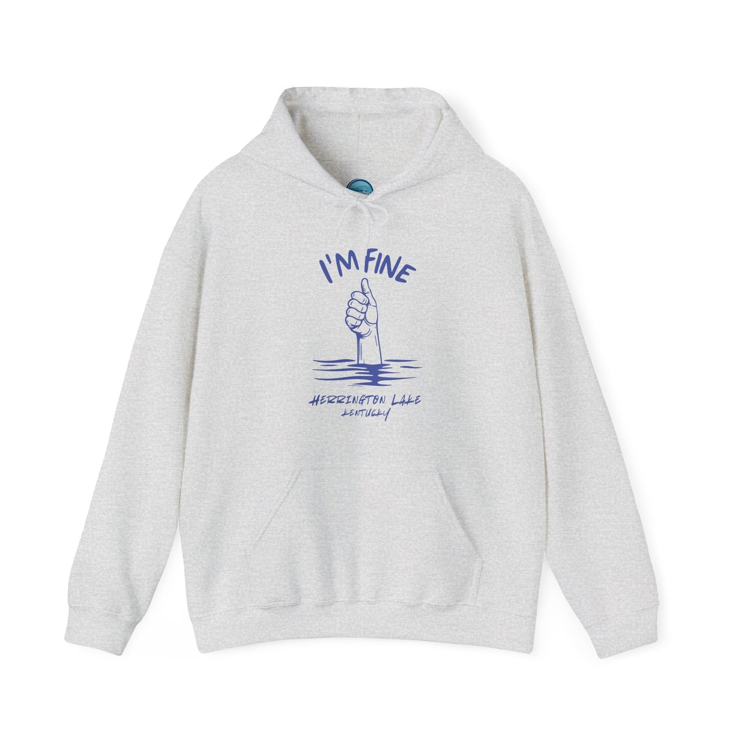"I'm FINE!" Iconica Collection Unisex Heavy Blend™ Hooded Sweatshirt (Includes HLCL Donation!)