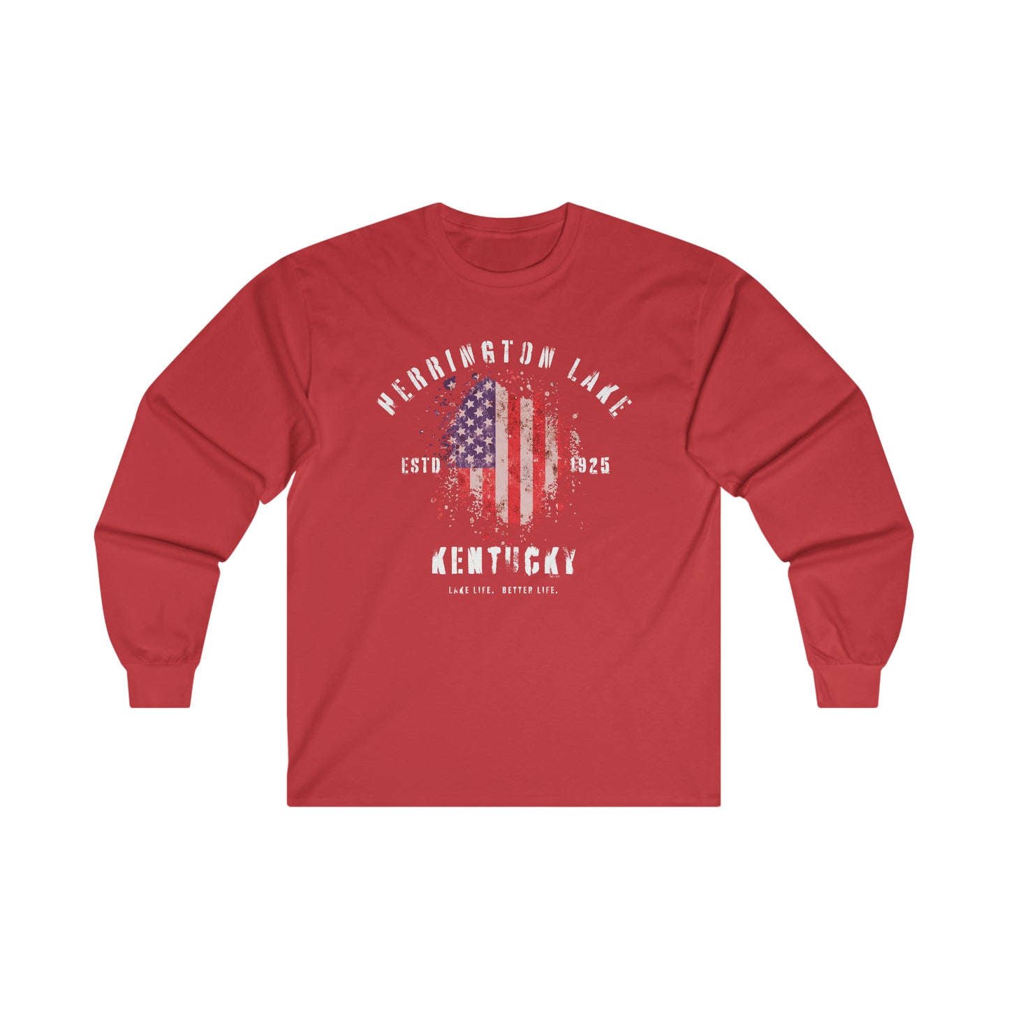 Herrington Lake Patriots Ultra Cotton Long Sleeve Tee