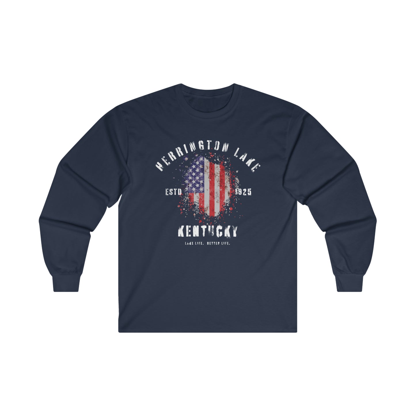 Herrington Lake Patriots Ultra Cotton Long Sleeve Tee