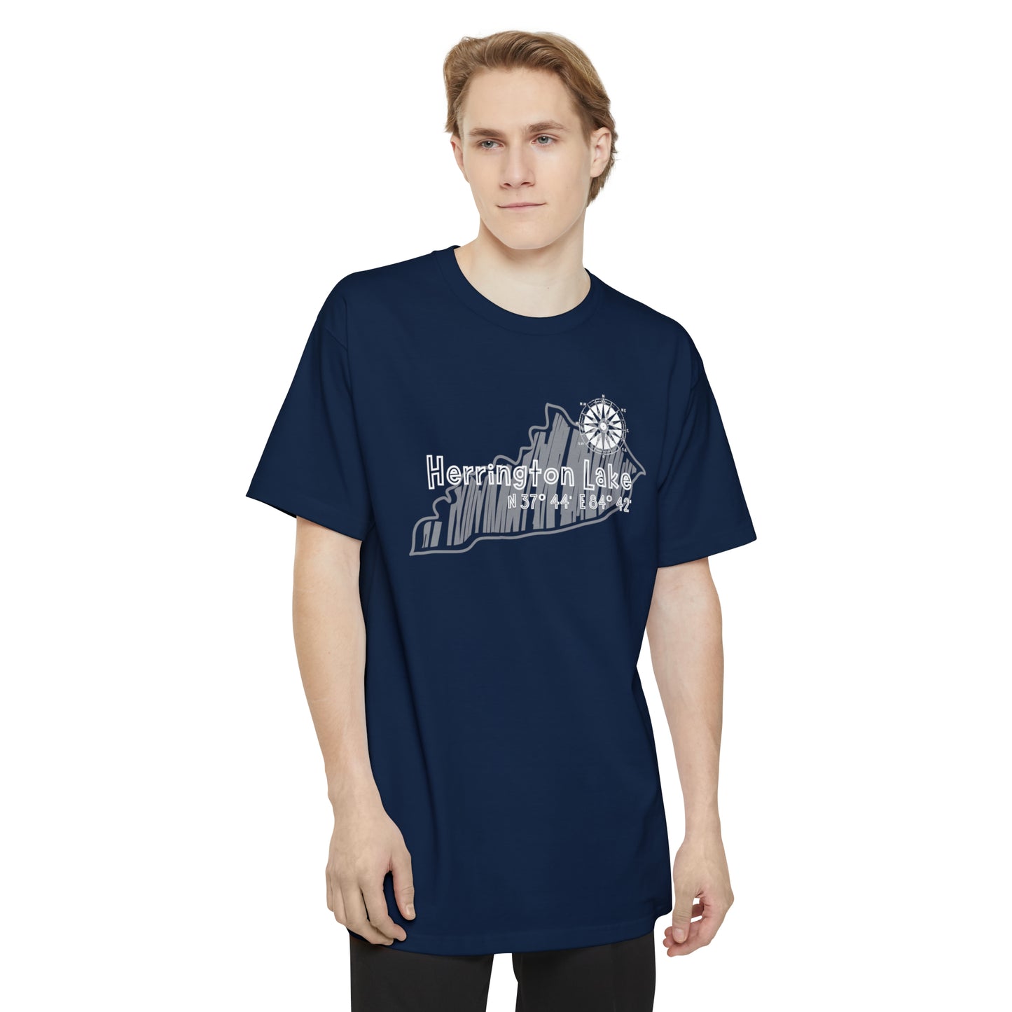 Herrington Lake Cabin Sketch Tall Hanes Beefy-T® T-Shirt