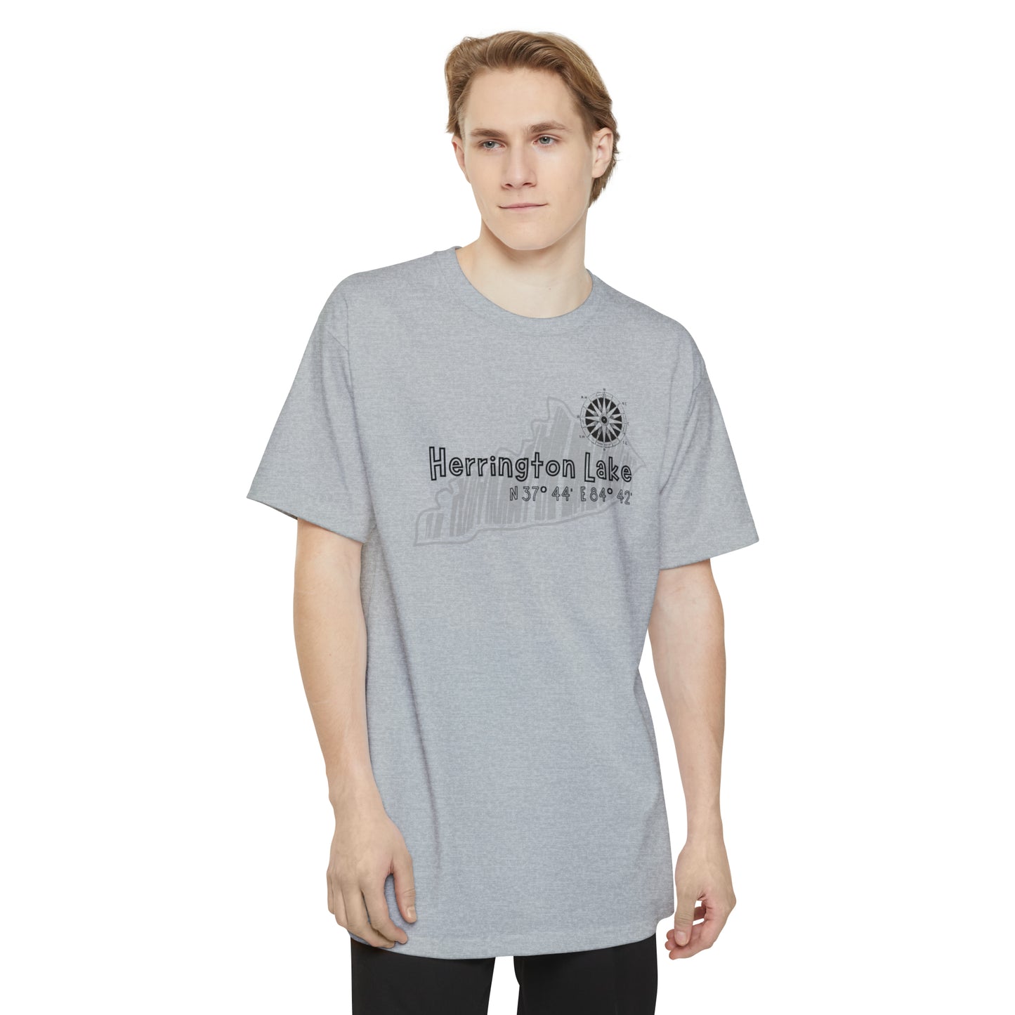 Herrington Lake Cabin Sketch Tall Hanes Beefy-T® T-Shirt