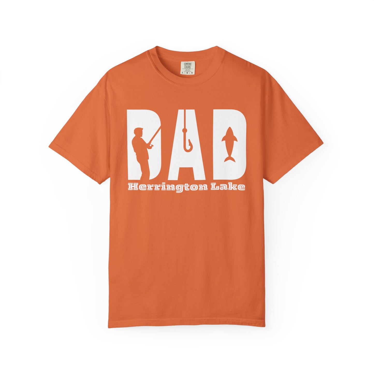 "Dad's Best Fishin Shirt" Premium Garment-Dyed Comfort Colors TShirt