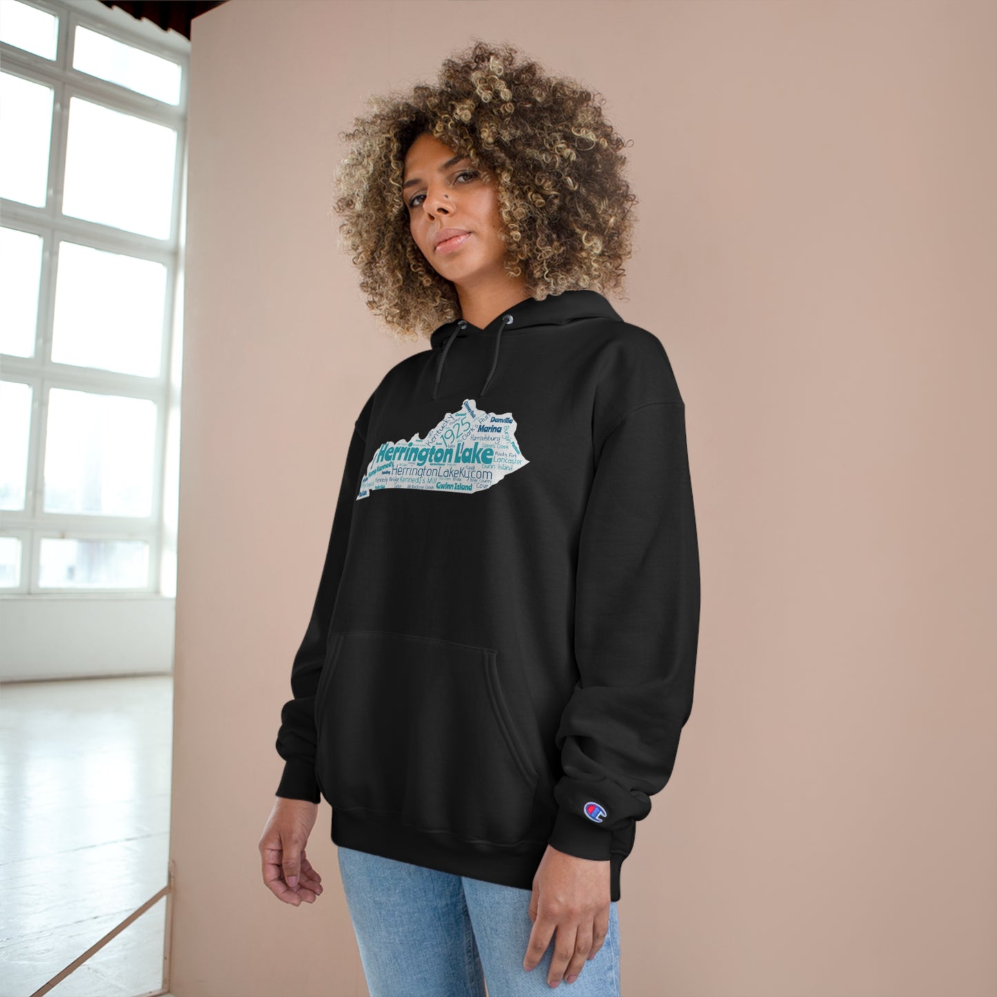 Champion™ Herrington Lake Kentucky WordCloud Hoodie