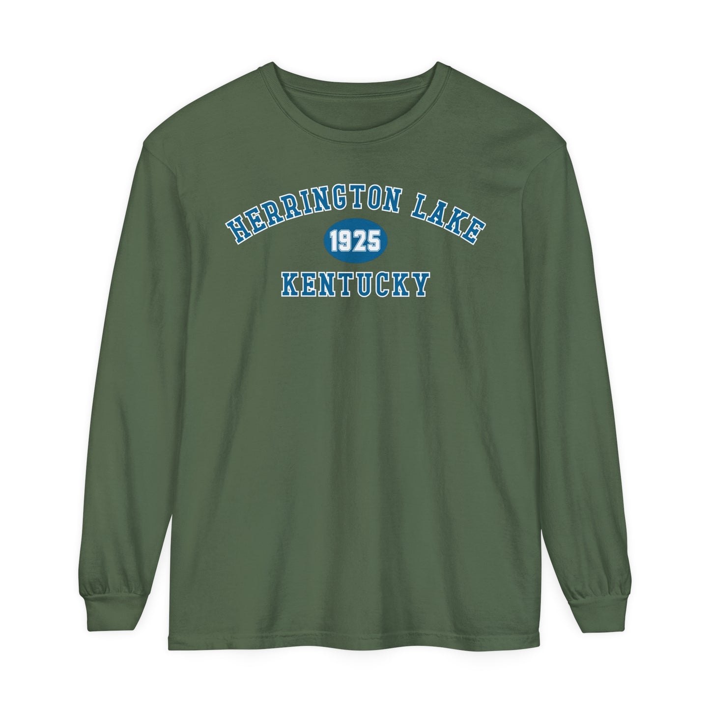 Herrington Lake "Back To School" Collegiate Collection Garment-Dyed Premium Comfort Colors™ Long Sleeve T-Shirt