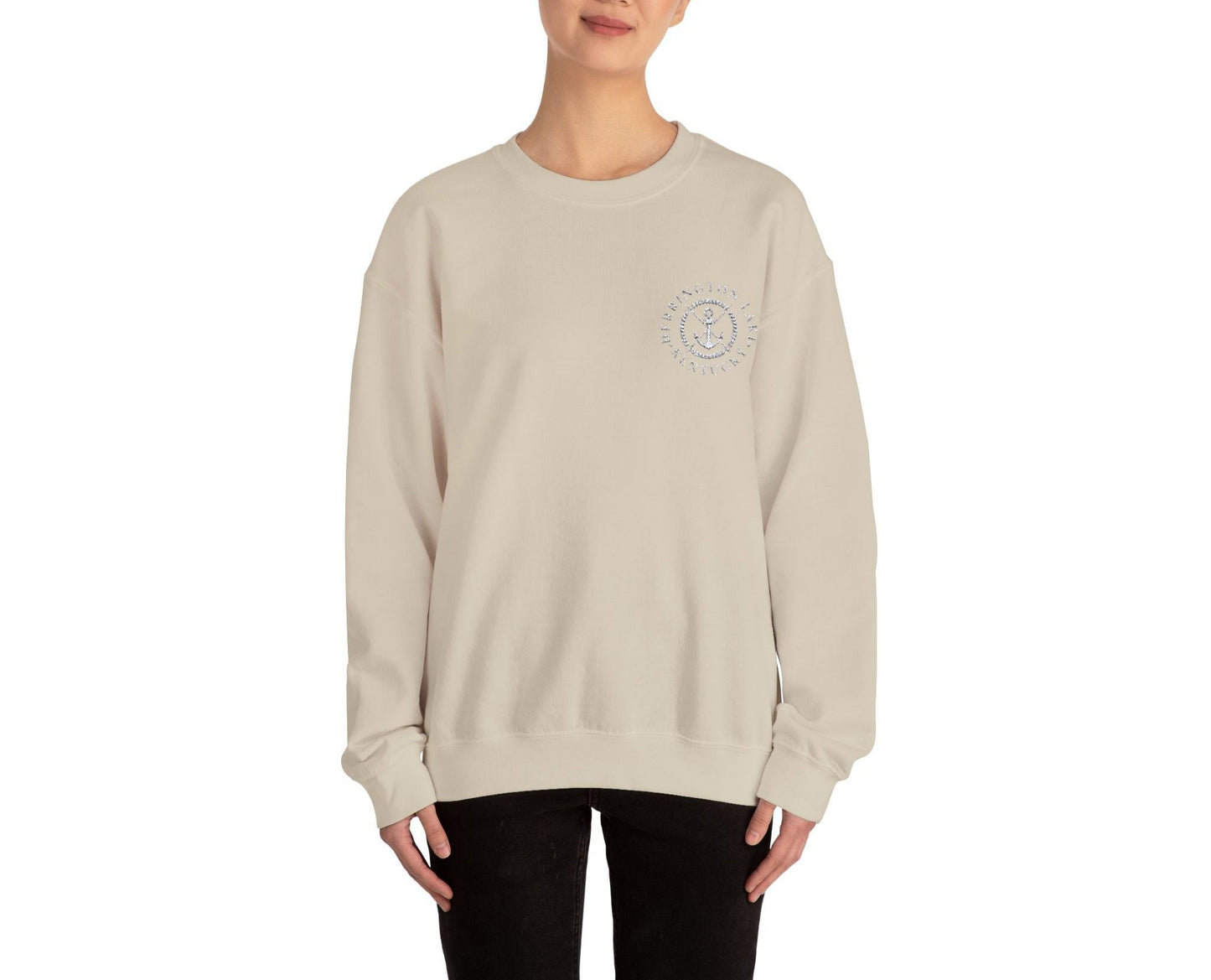 Embroidered Herrington Lake Nautical Collection Unisex Heavy Blend™ Crewneck Sweatshirt