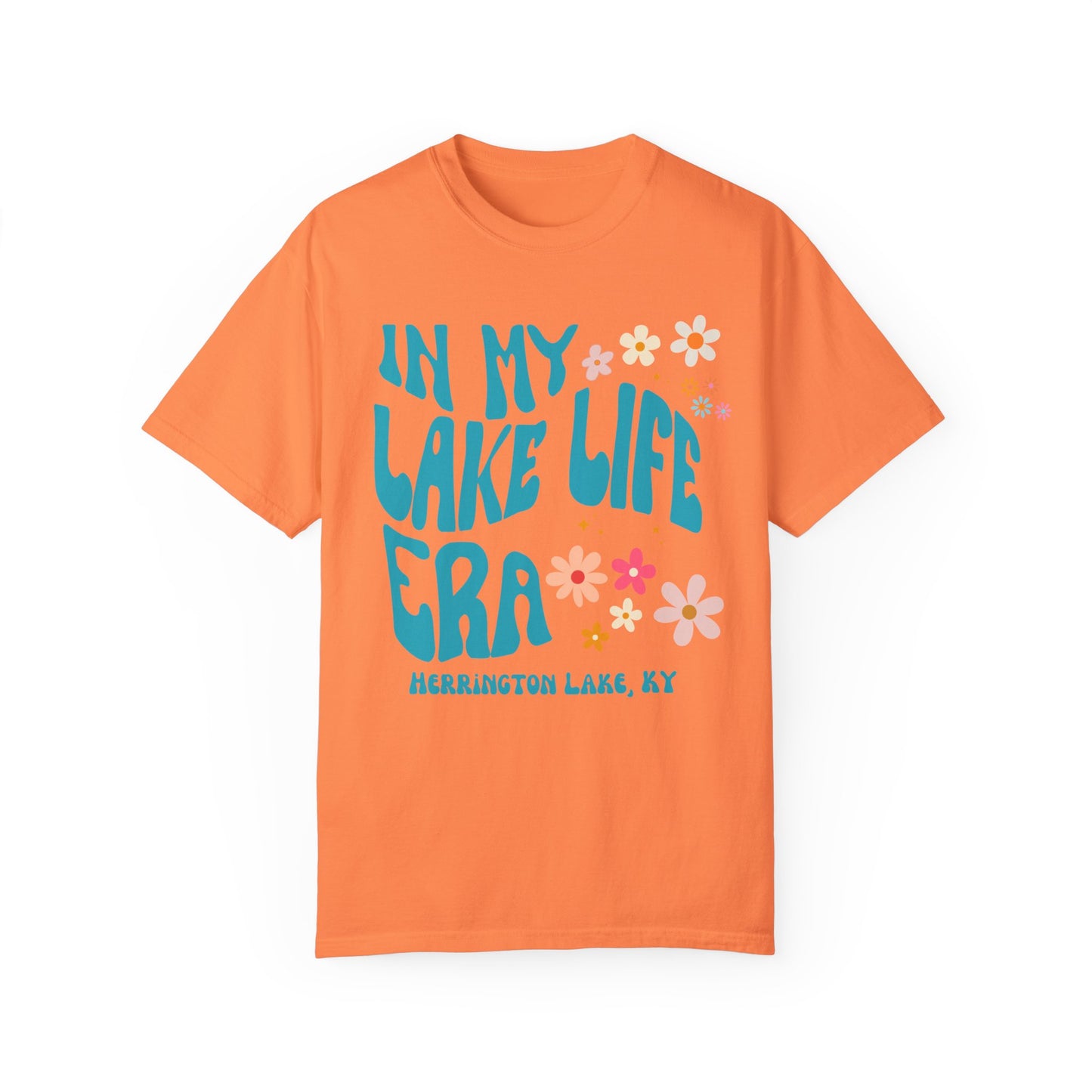 "In My Lake Life Era" Pastels Premium Garment-Dyed Cotton T-shirt