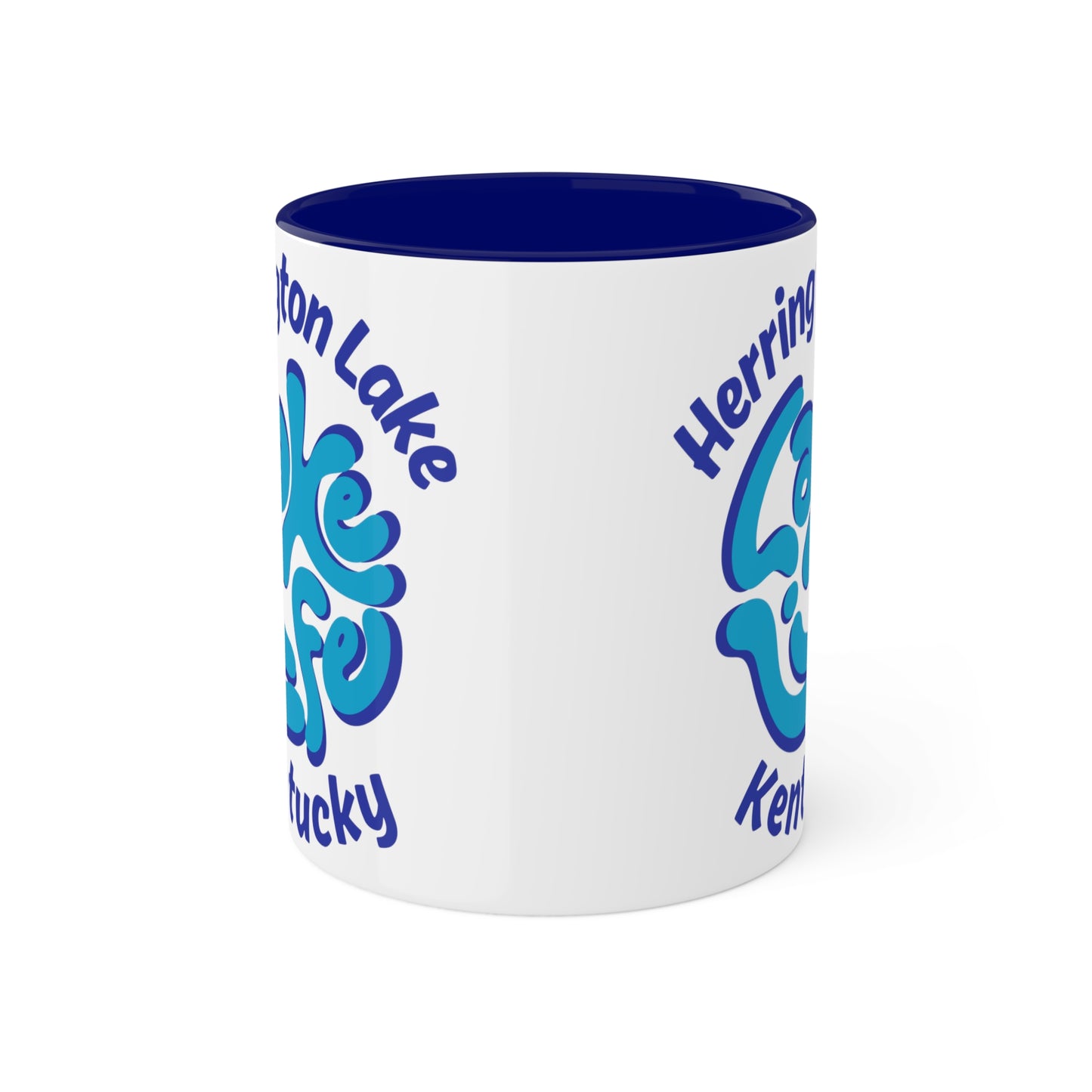 Herrington "Lake Life" Colorful Accent Mugs, 11oz