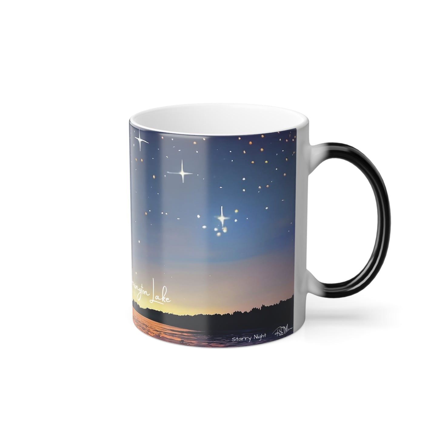 Herrington Lake “Starry Night” Color Morphing Mug, 11oz