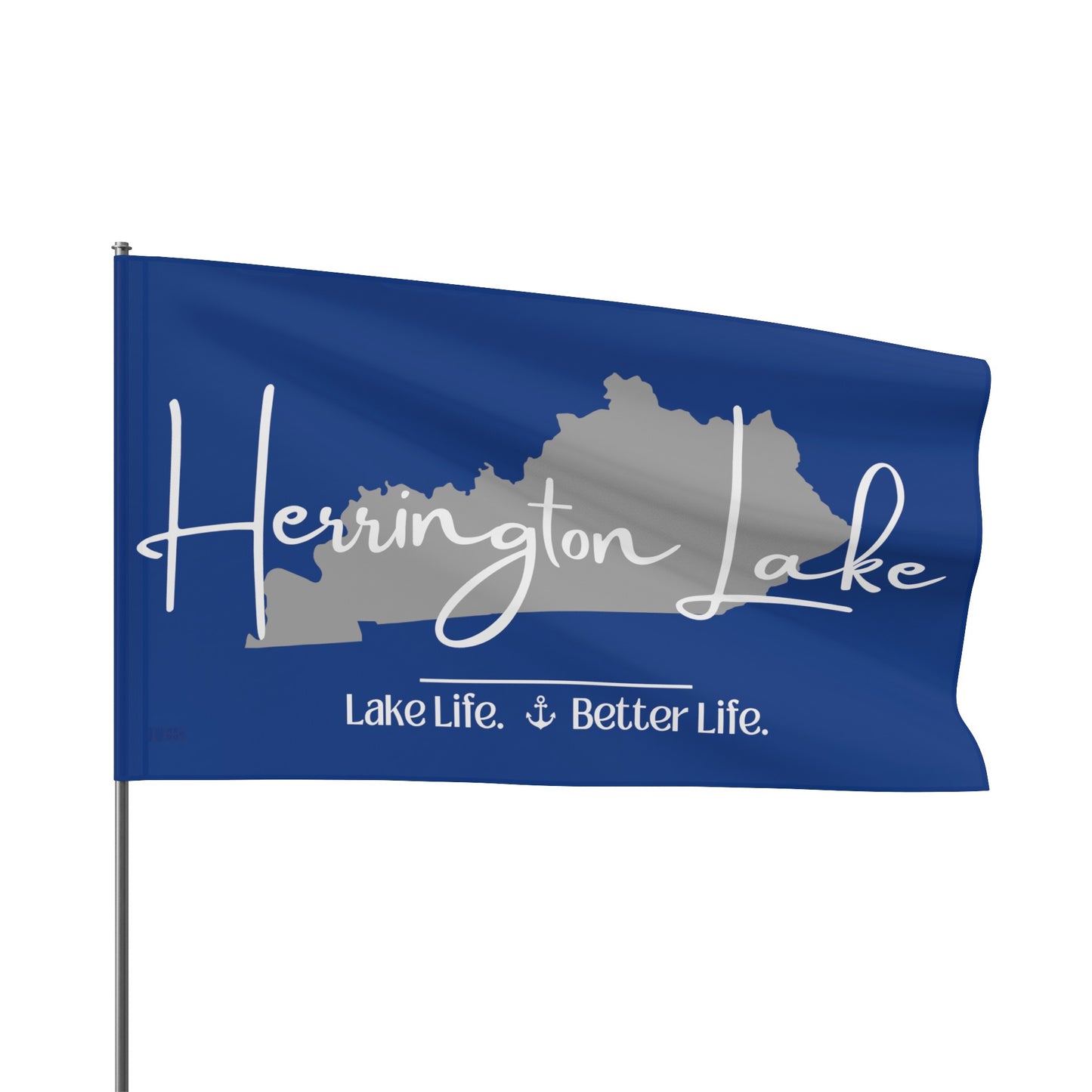 Herrington Lake Signature Collection Flag - Blue