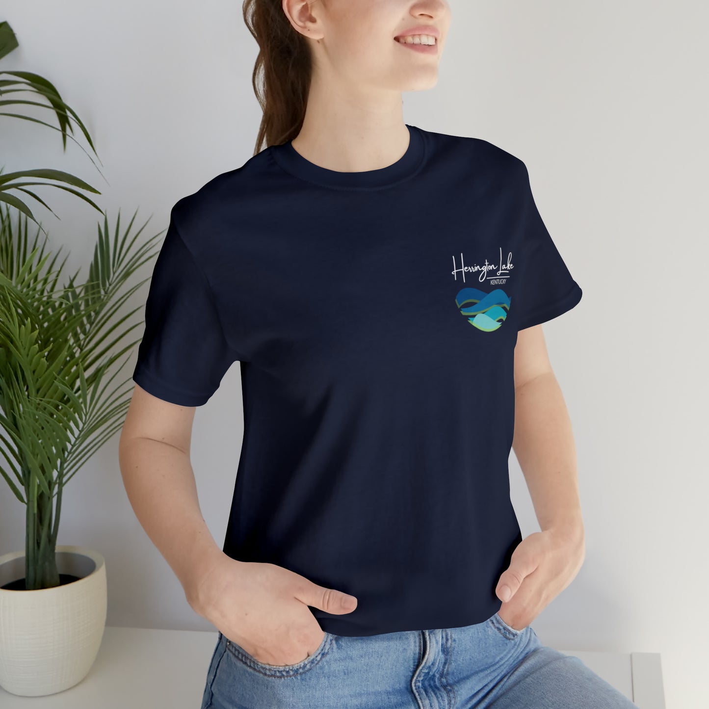 HerringtonLakeKY.com Logo Double-Sided Jersey Knit Tee